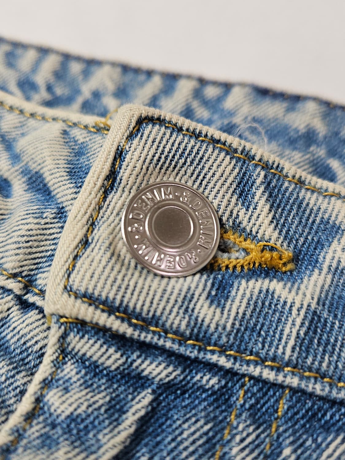 H&M 흐앤므 빈티지 스트레이트 워싱 데님팬츠 38 상품이미지3