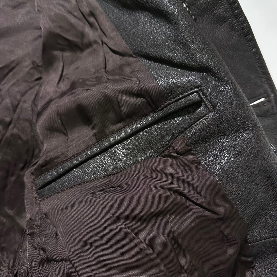 (매장판) 폴스미스 레더 싱글 유틸리티 가죽자켓 상품이미지9
