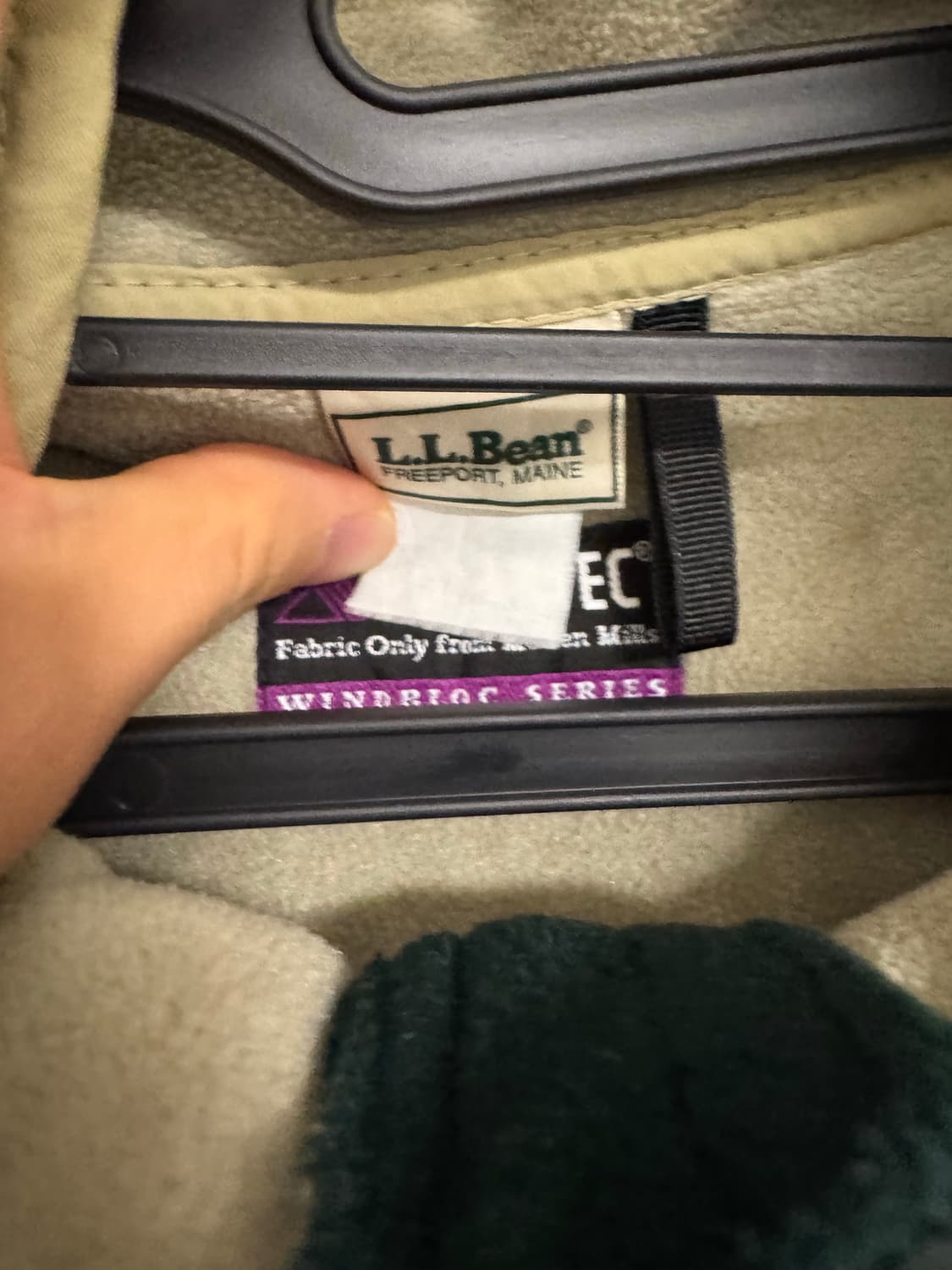 L.L.Bean 빈티지 플리스 베스트 그린 상품이미지5