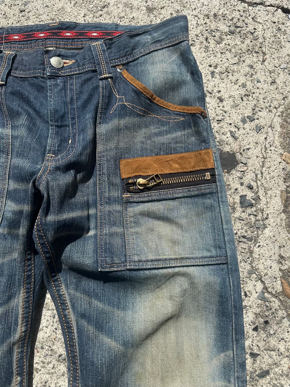 Edwin-XV concho denim washed pants 상품이미지6