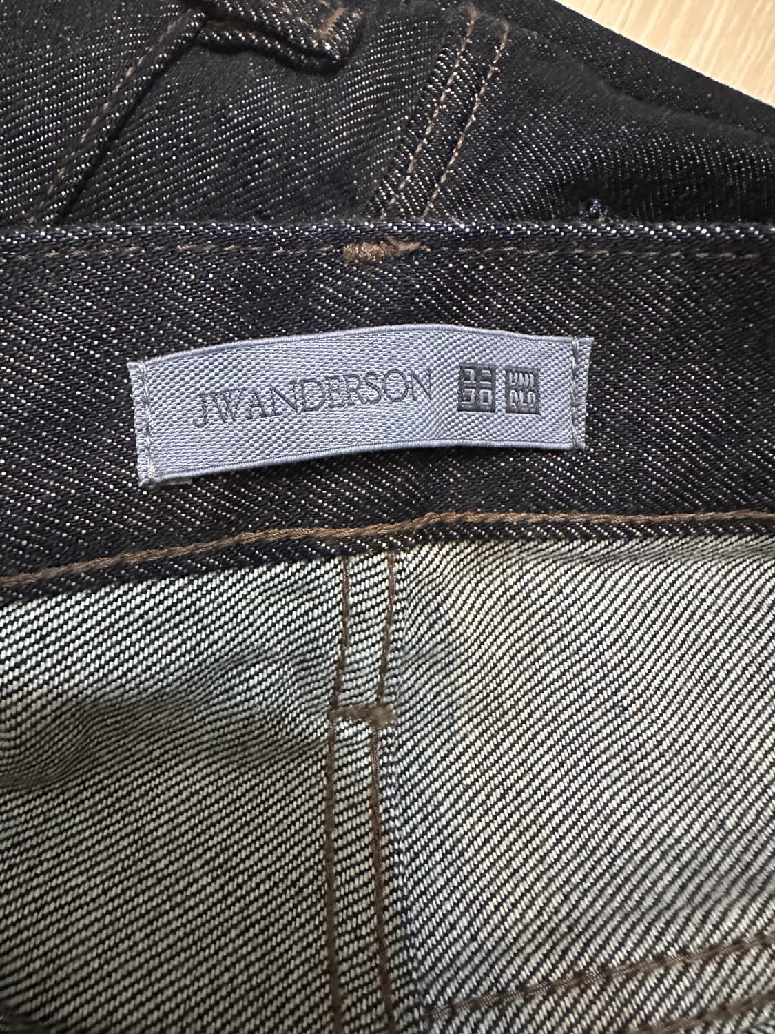 유니클로 jwa 셀비지 스트레이트진, 사이즈 33 상품이미지3