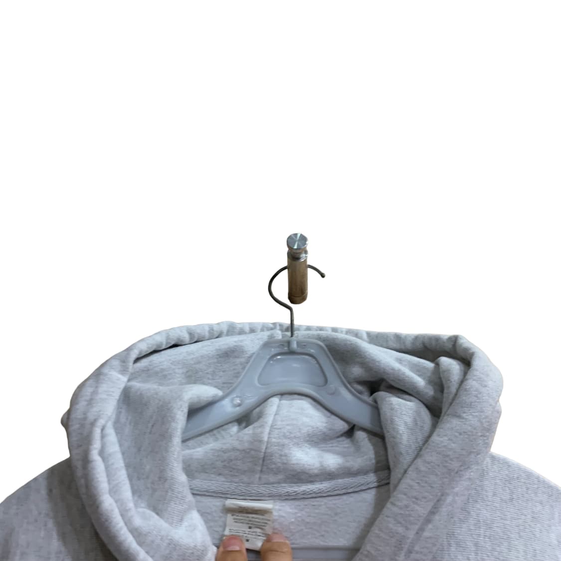 챔피온 멜란지그레이 빅로고 후드티 상품이미지3