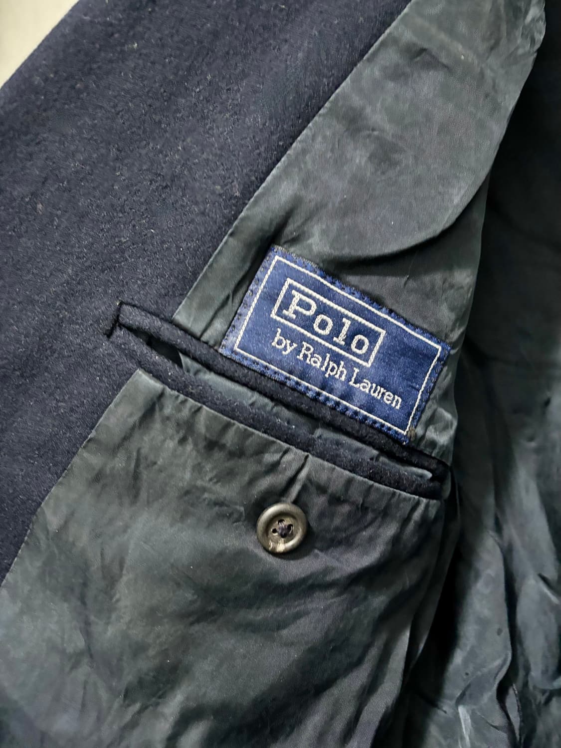 80’s 미국 폴로 랄프로렌 금장 블레이저 상품이미지4