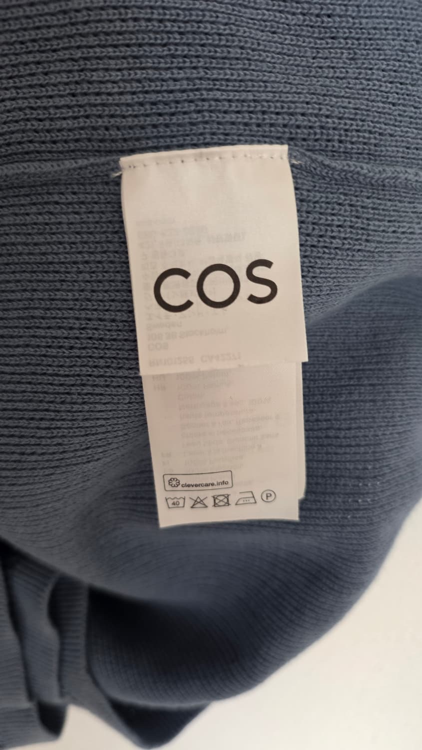 COS 니트 베스트 블루 XL 상품이미지4