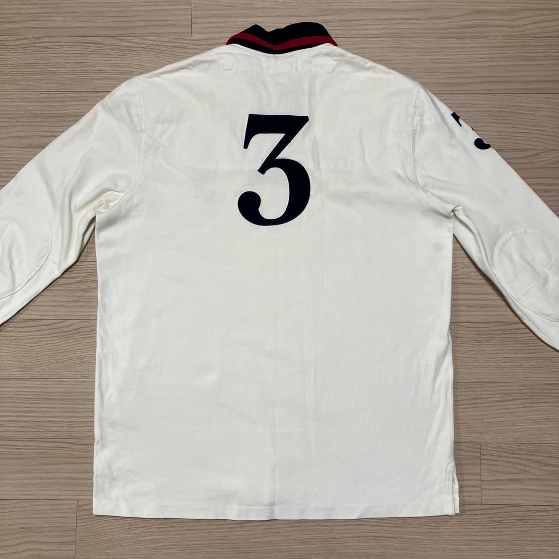 폴로 랄프로렌 빅포니 엘보우 패치 럭비 셔츠 상품이미지2