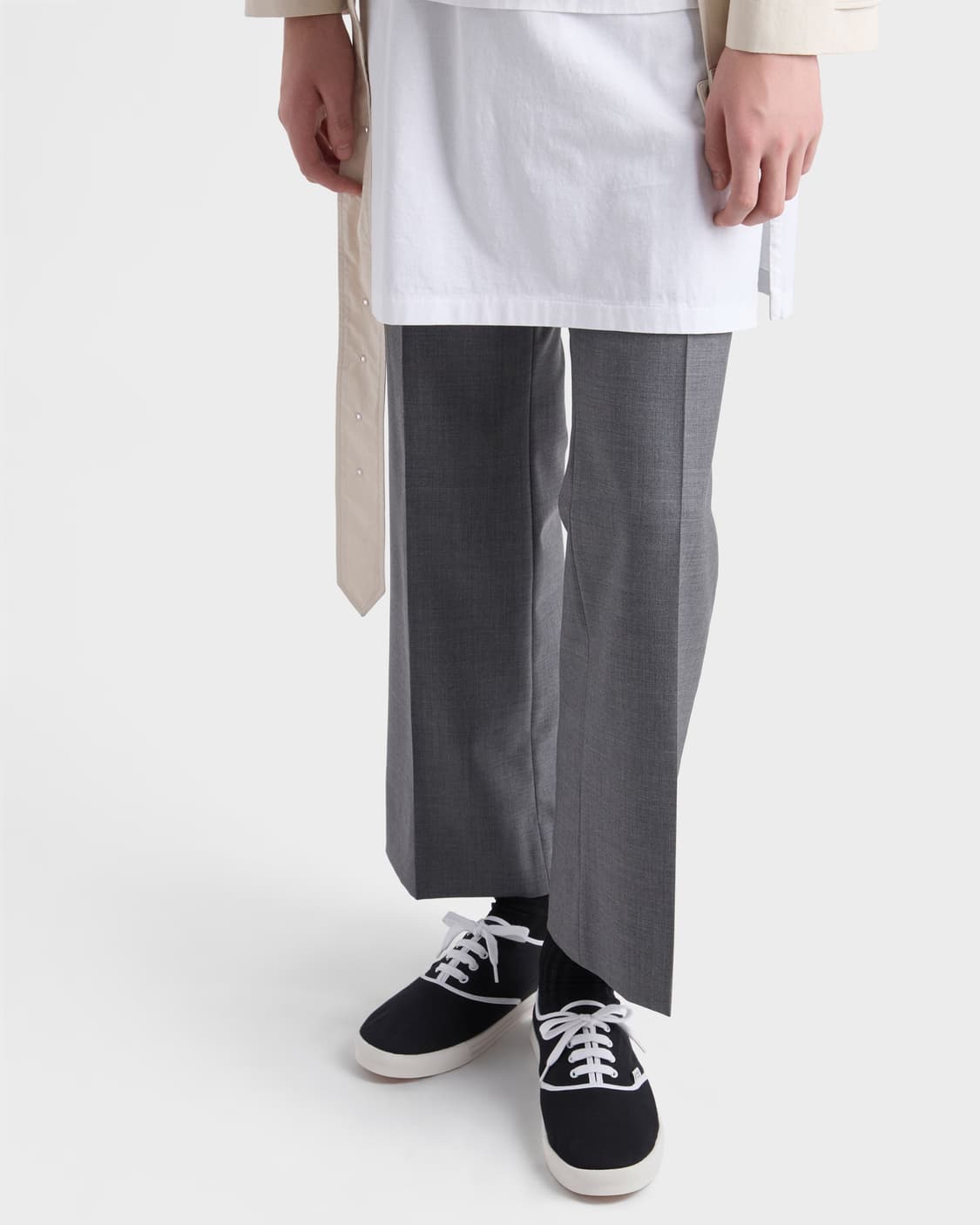 (260-290) 프라다 26SS 드릴 패브릭 스니커즈 블랙 상품이미지7