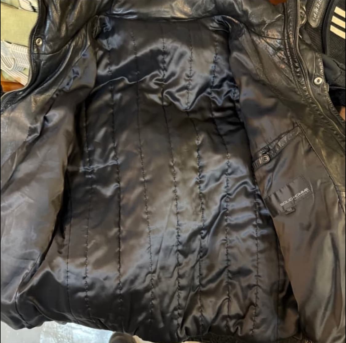 솔리드 옴므 가죽자켓 상품이미지3