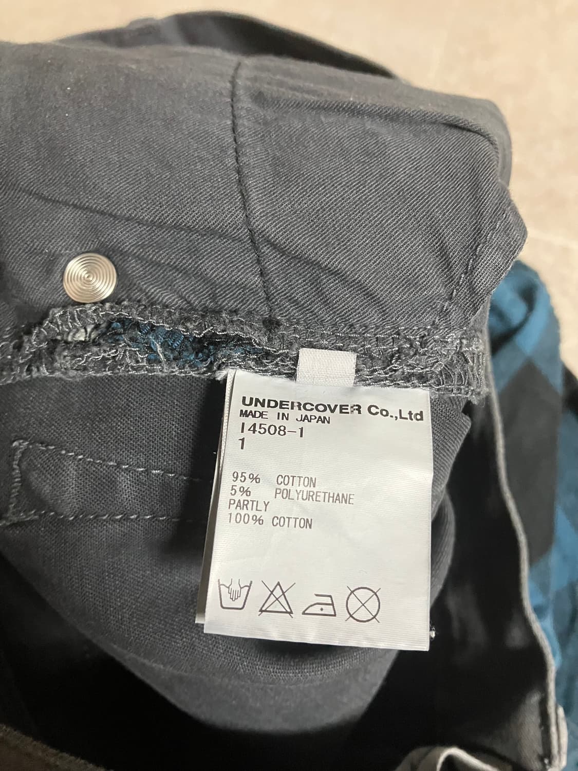 언더커버 12ss 도킹 팬츠 상품이미지7