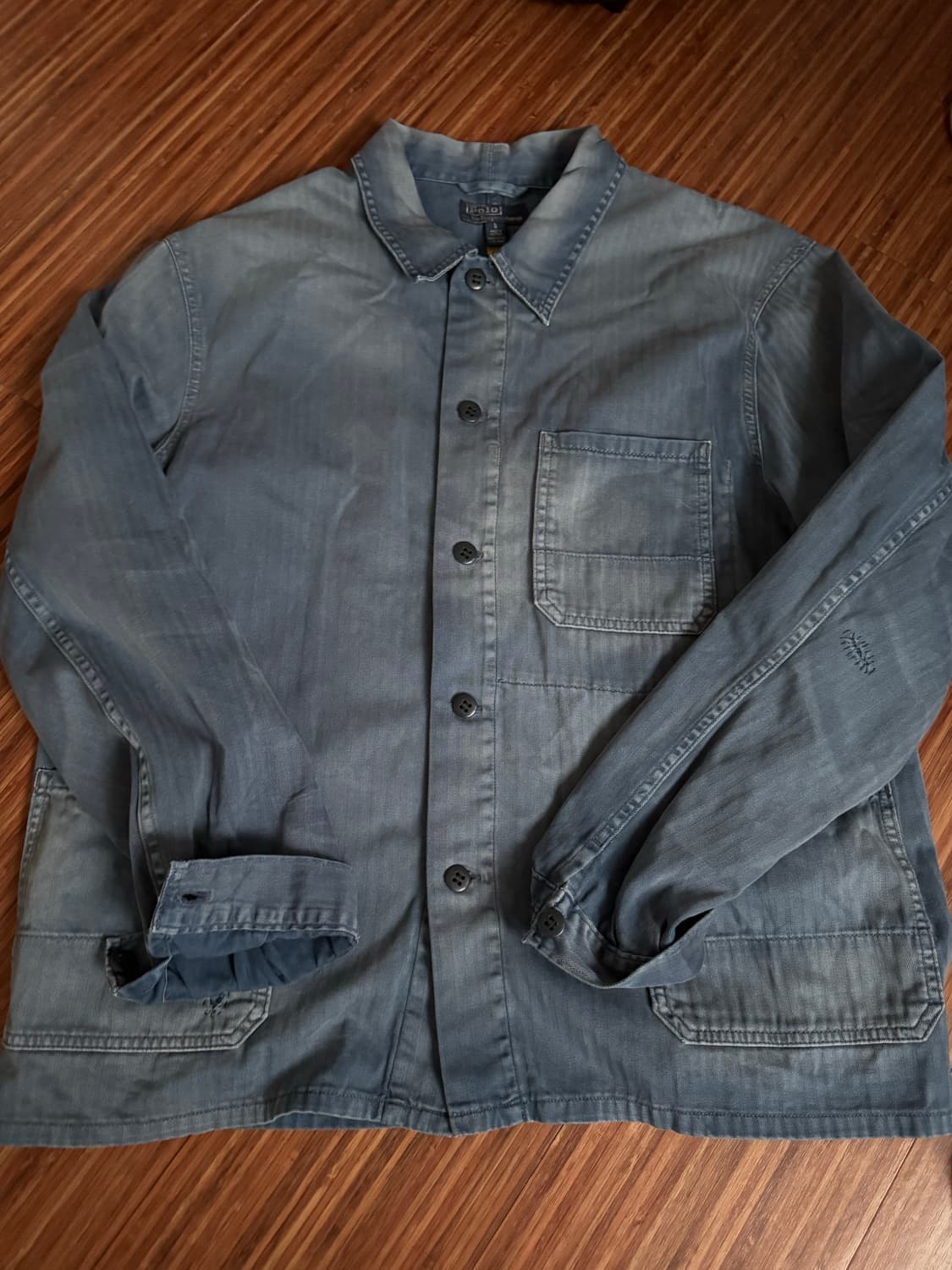 폴로 헤링본 유틸리티 프렌치 자켓 상품이미지1