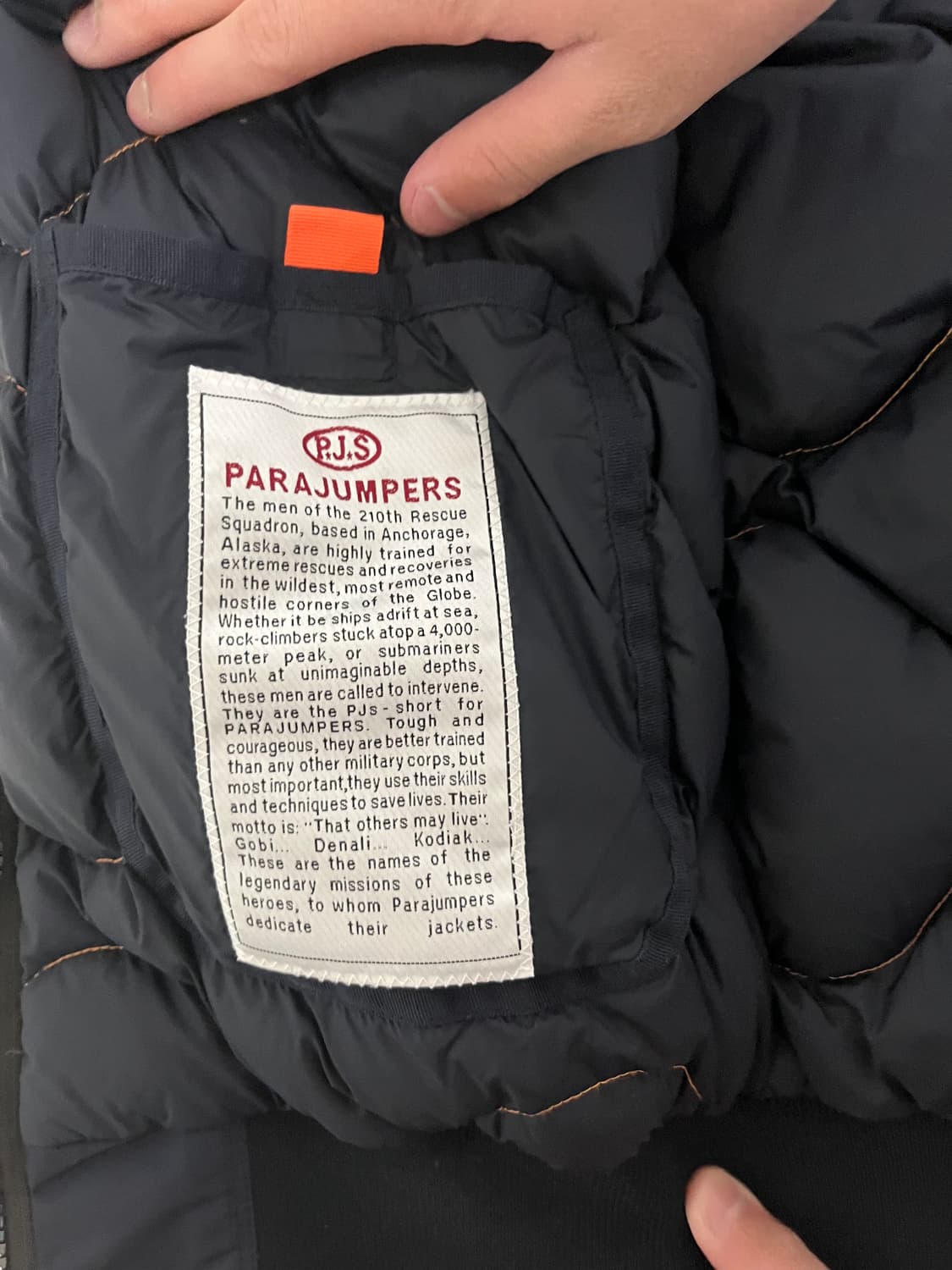 파라점퍼스 고비 마스터피스 22fw네이비 상품이미지7