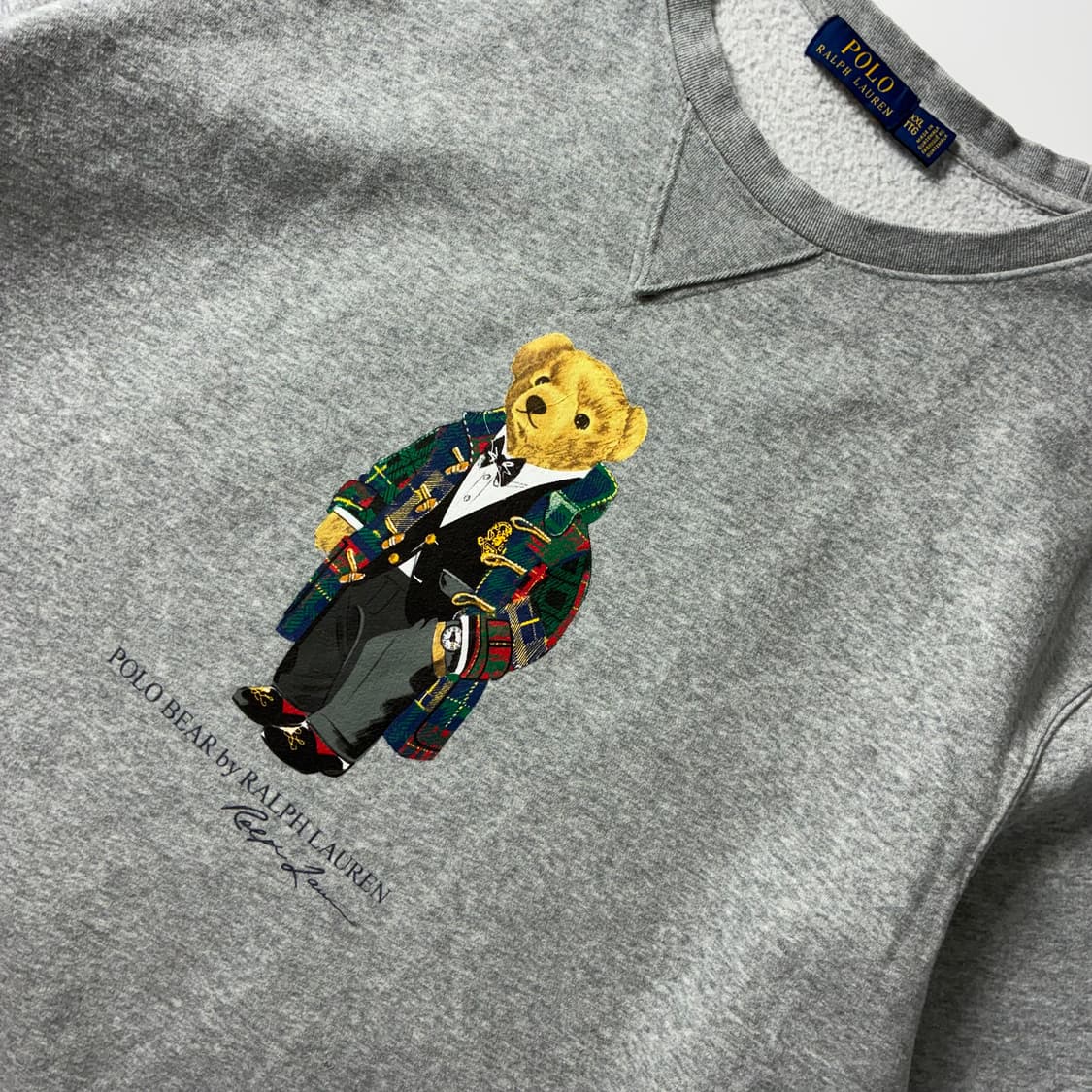 Polo  폴로 랄프로렌 코튼 베어 그레이 맨투맨  상품이미지3