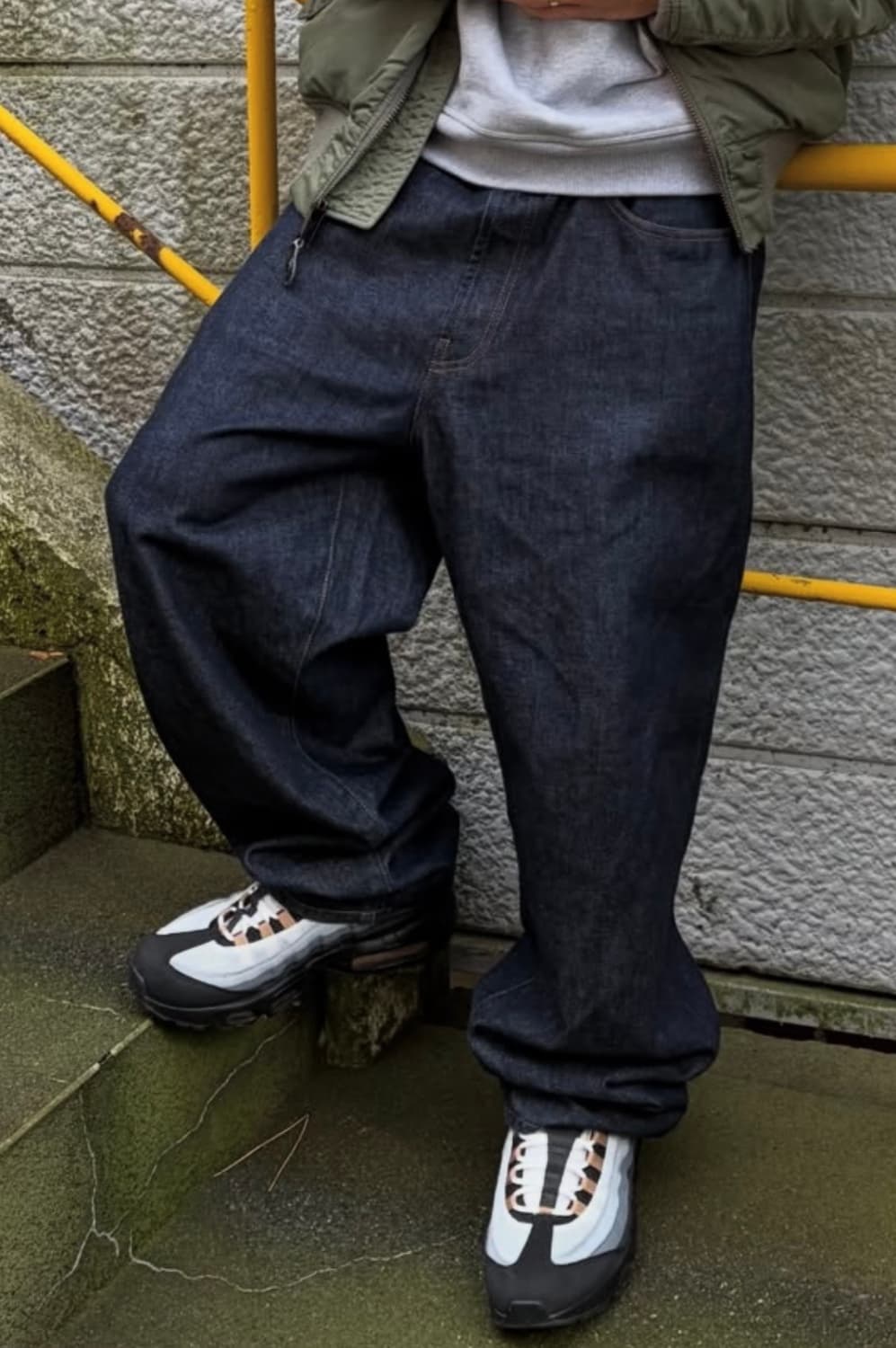 슈프림 리지드 배기 셀비지 진 34 상품이미지5