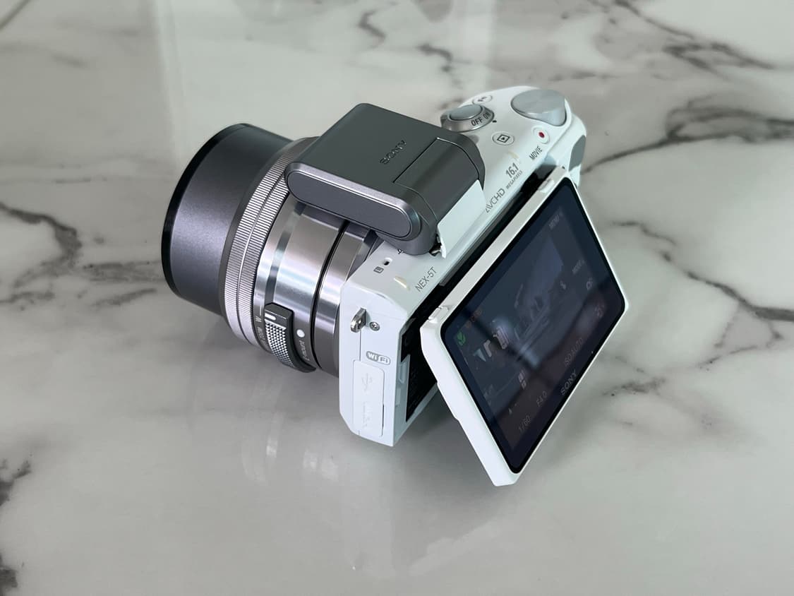 소니 화이트 NEX-5T , 16-50 번들세트, 빈티지 디카 상품이미지5