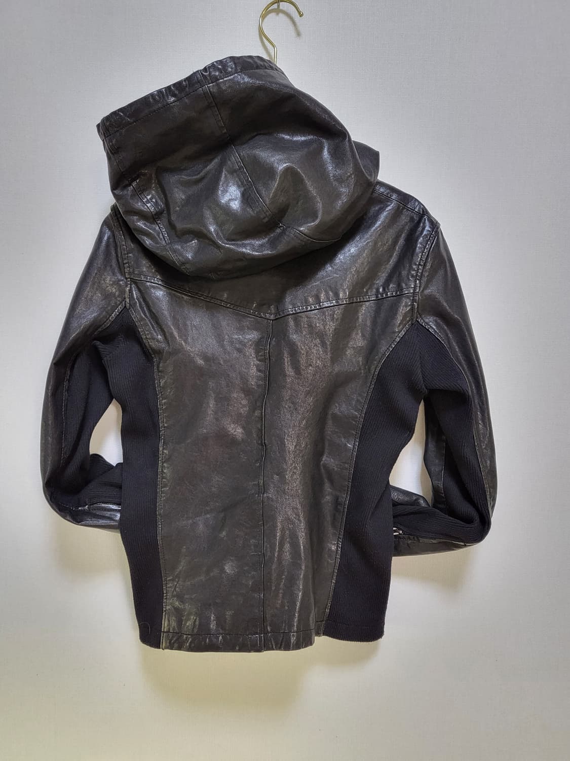 일본 브랜드 버팔로 버지터블 양가죽 후드 자켓55-66 상품이미지2