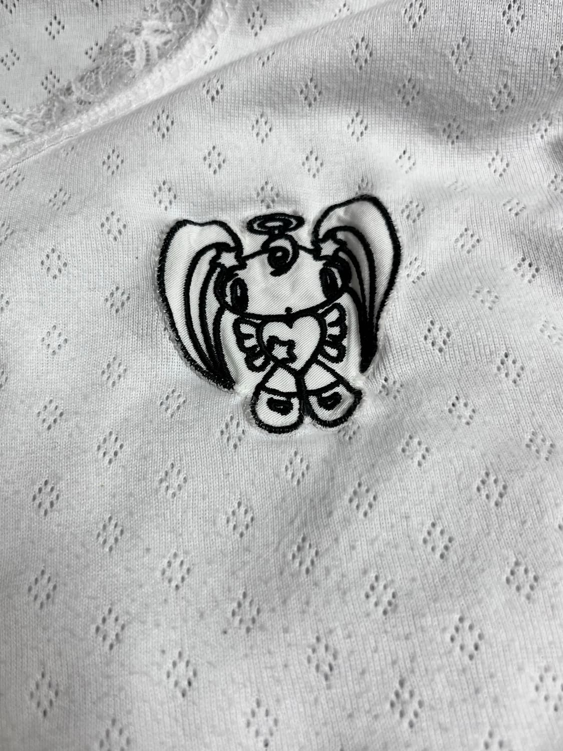 샬롬클럽 퓨로 레이스 티 화이트 상품이미지3