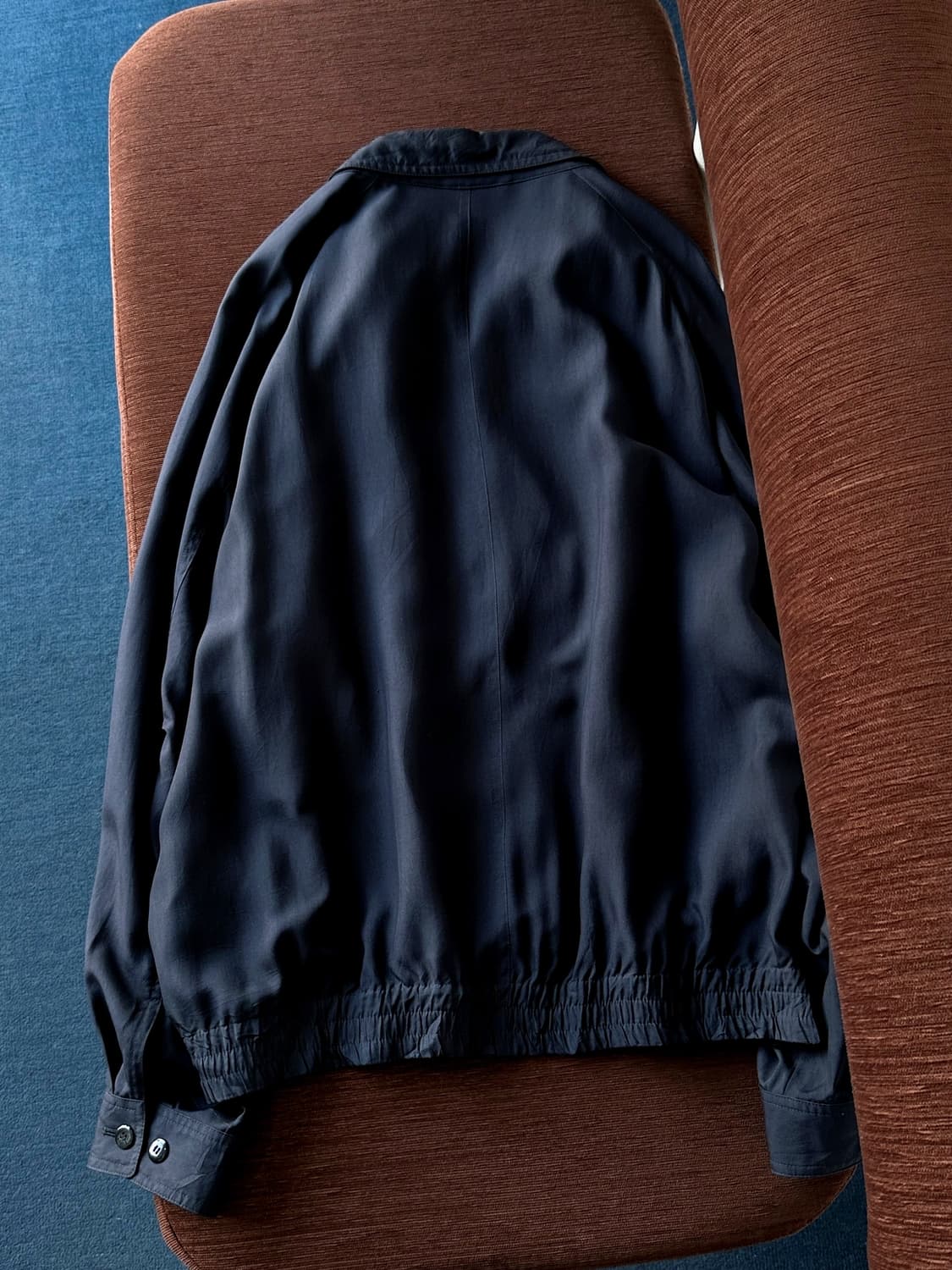  'Silk 100%' loose design wide blouson 상품이미지4