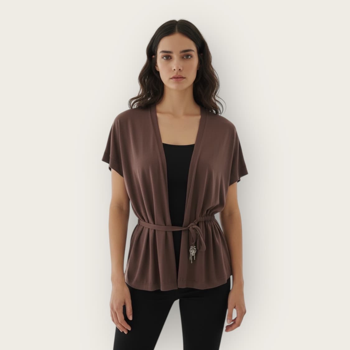 F/ 브루넬로쿠치넬리 라나울 글래스 벨티드 가디건 상품이미지1