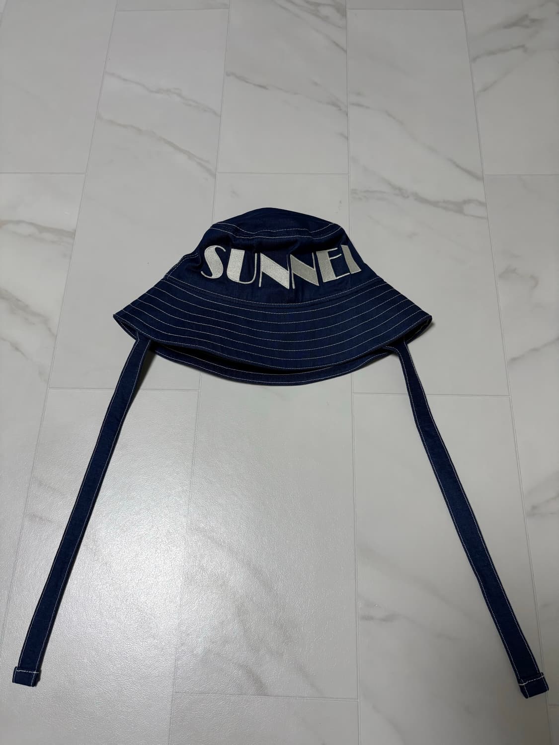 써네이 데님 버킷햇 새상품 상품이미지4