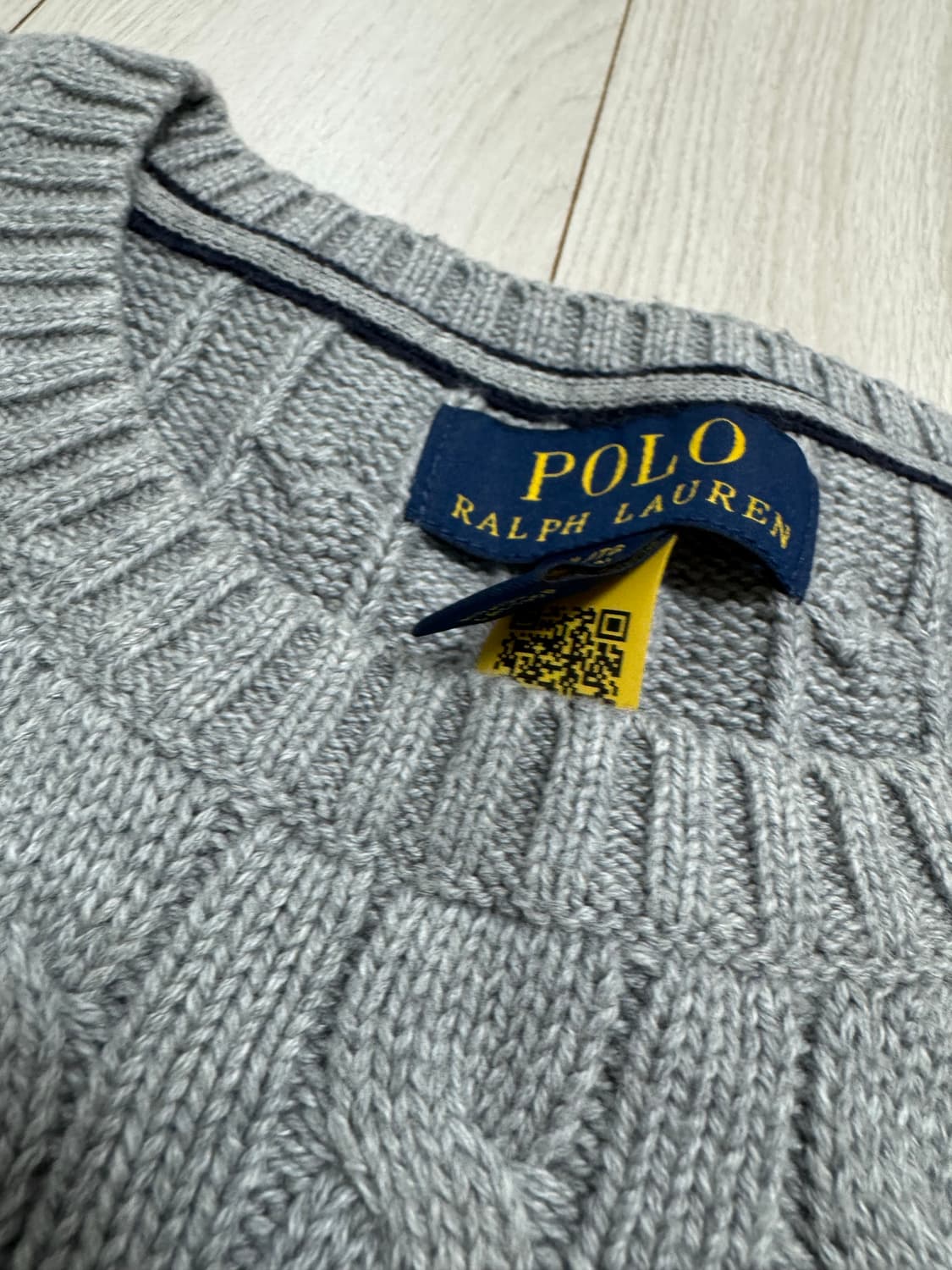 폴로 보이즈 케이블 니트 XL 상품이미지2
