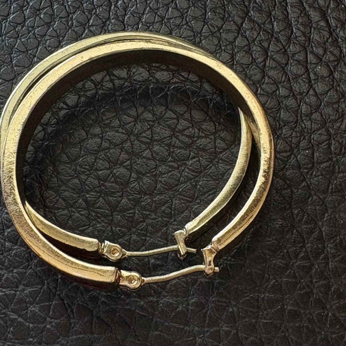 에나멜 로고 링 귀걸이 - 골드/블루/레드 상품이미지2