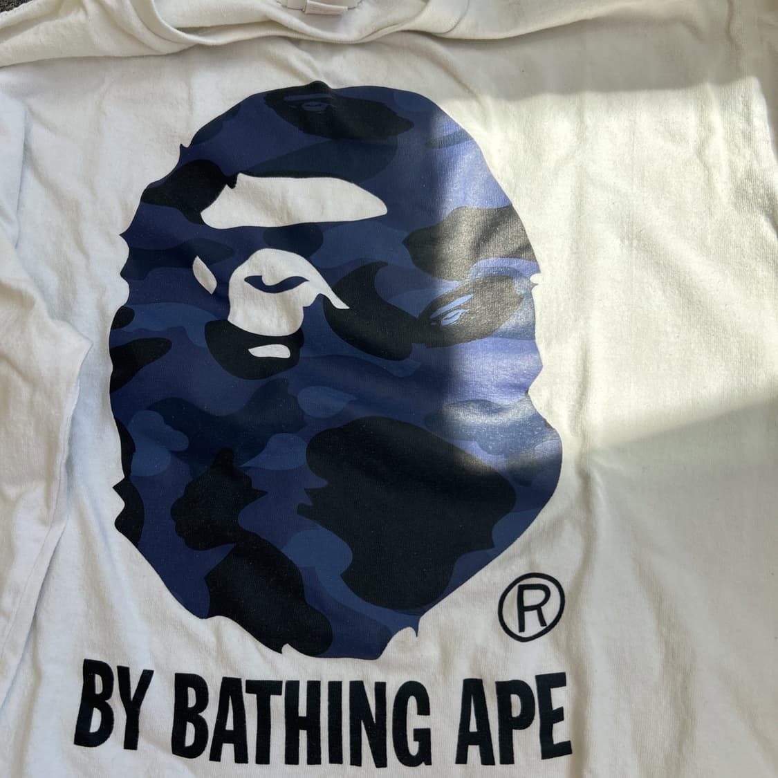 베이프 바이 베이팅 에이프 헤드 롱슬리브 티셔츠 화이트 L 상품이미지2