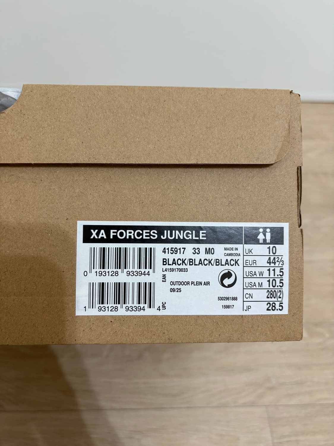 살로몬 salomon / XA 정글 부츠 블랙 / 285 상품이미지8