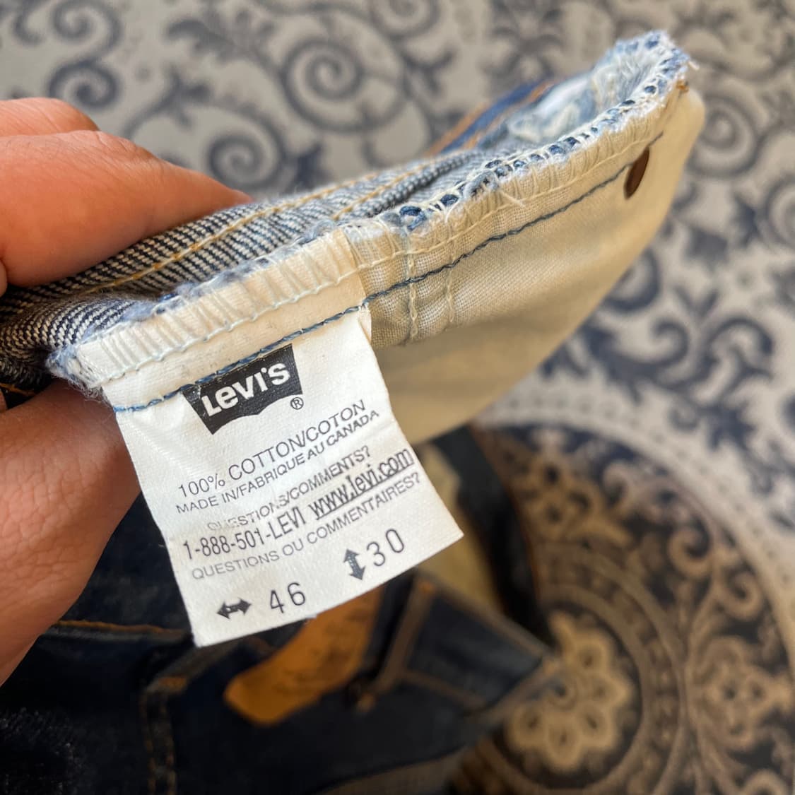 46 90s 리바이스 오렌지탭 데님 팬츠/W2182 상품이미지5