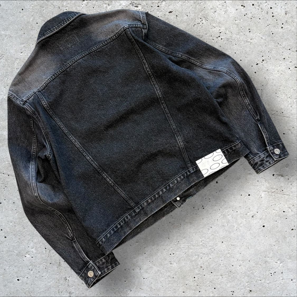 [L] 21ss 엠엠엘지 Mmlg 블랙 워싱 데님 자켓 C497 상품이미지2