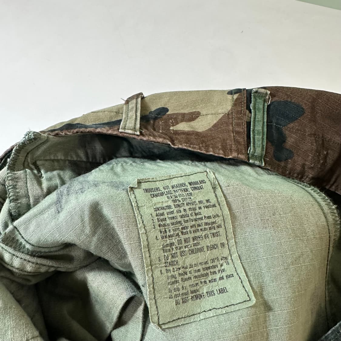 M-LONG 버튼플라이 레귤러핏 US ARMY 버뮤다팬츠 상품이미지7