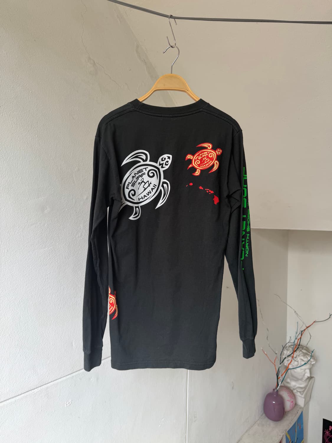 빈티지 프린팅 긴팔 서프 티셔츠 상품이미지5