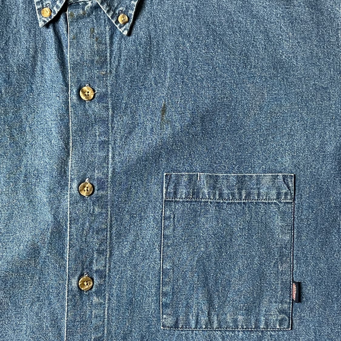 DICKIES 디키즈 빈티지 데님셔츠 A00446 상품이미지4