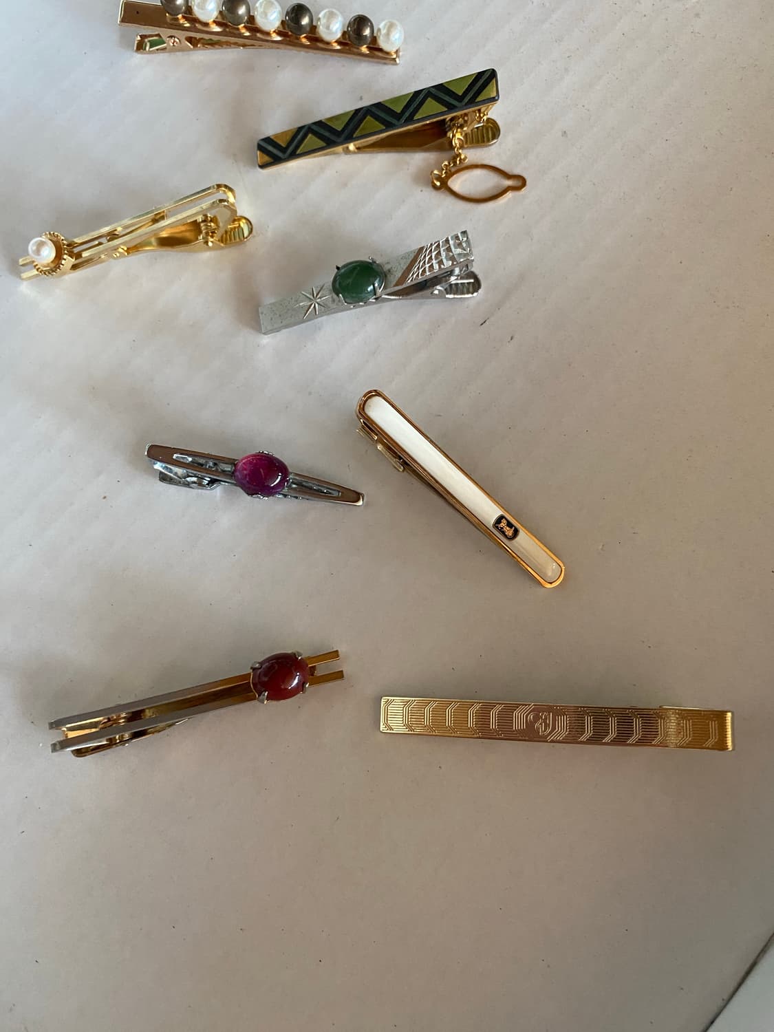 빈티지 진주 넥타이핀  일괄 상품이미지4