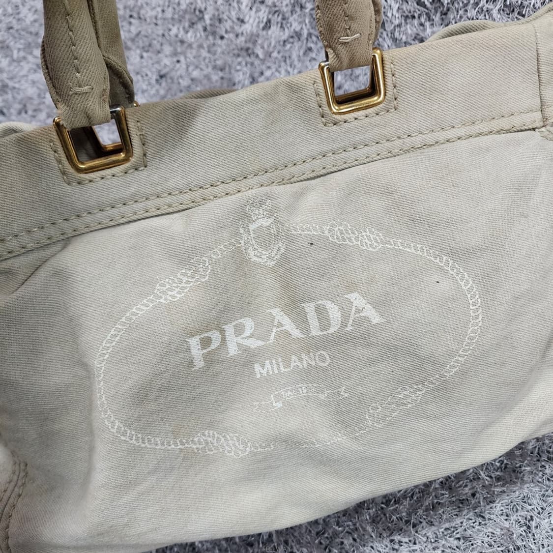 프라다 자가드 토트백 상품이미지5