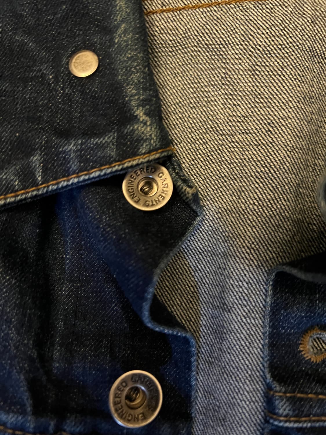 엔지니어드가먼츠 타입5 콘데님 셀비지 트러커 m(100) 상품이미지7