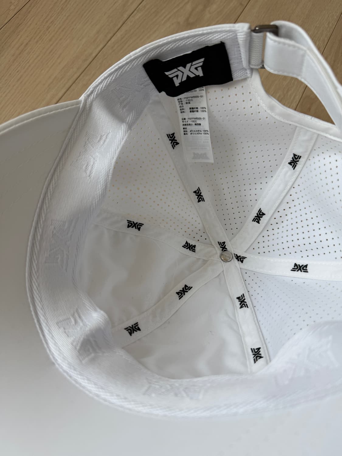 (새상품) PXG 화이트 골프 캡 모자 상품이미지3