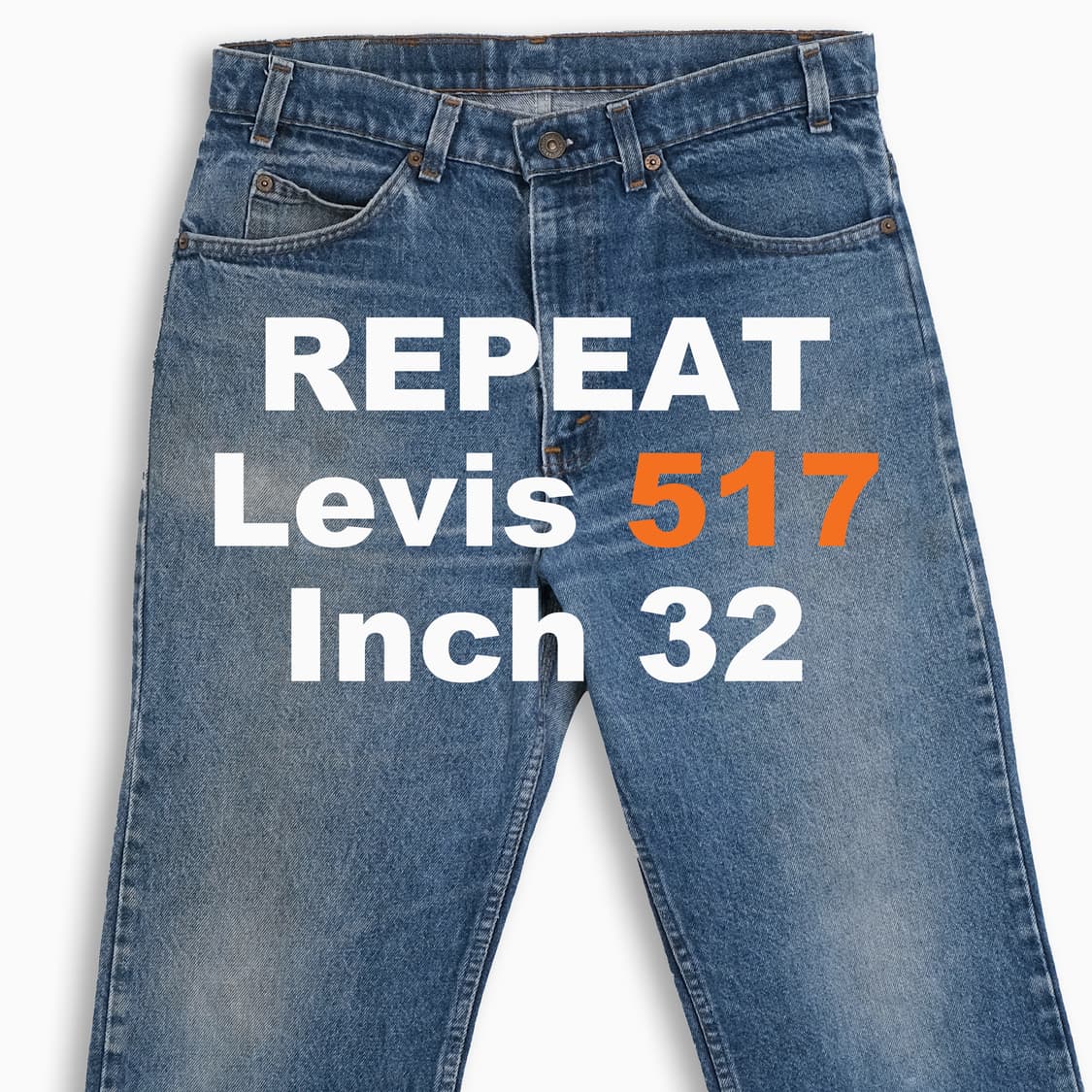 리바이스 517 오렌지탭 진청 80s USA 32인치 OR51734182 상품이미지1