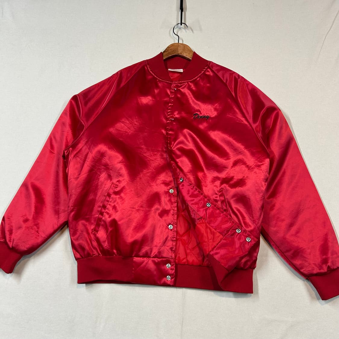 XL) USA 빈티지 Satins 오하이오 커스텀 사틴 자켓 상품이미지1