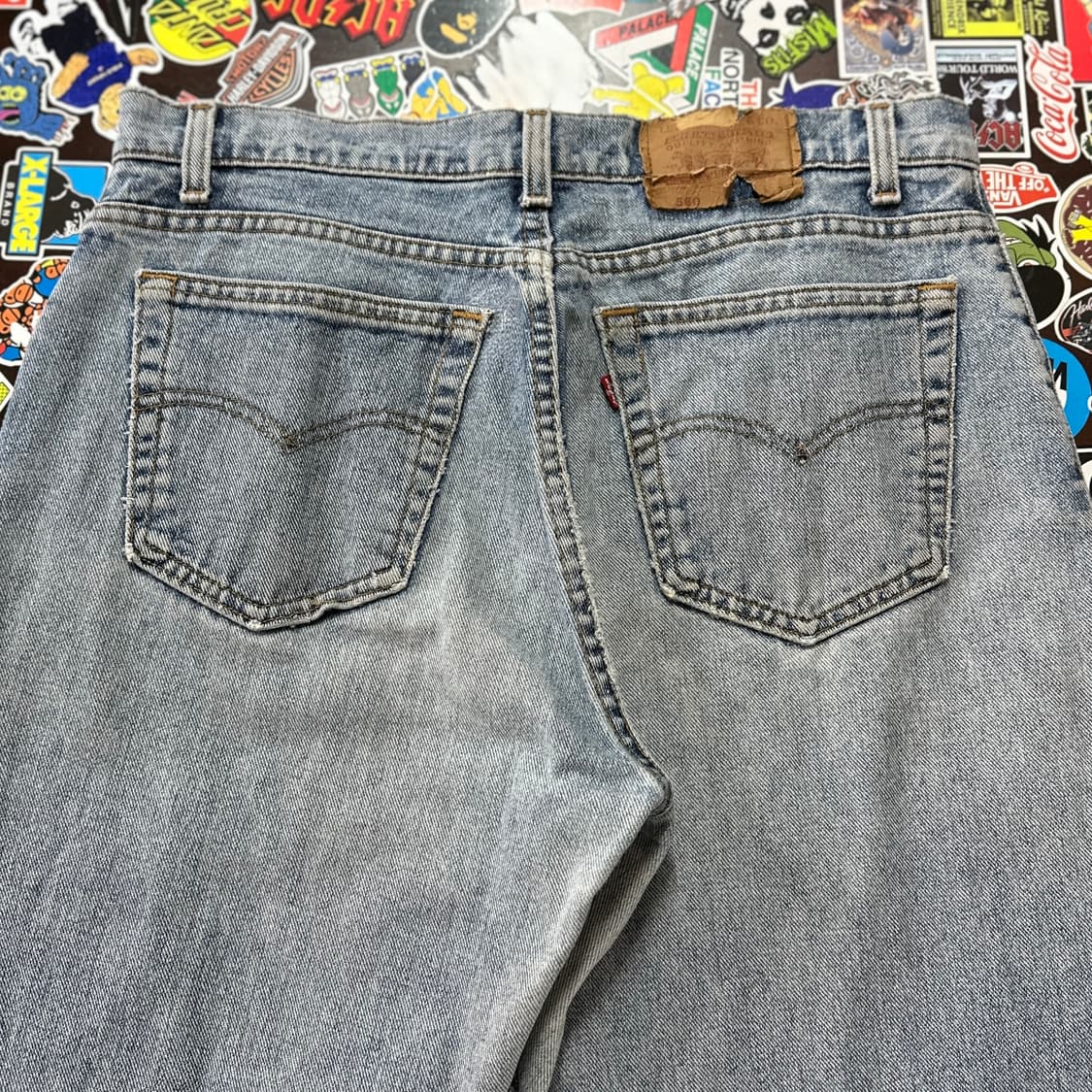 90s USA 리바이스 560 블루 진 데님 팬츠 34 상품이미지3