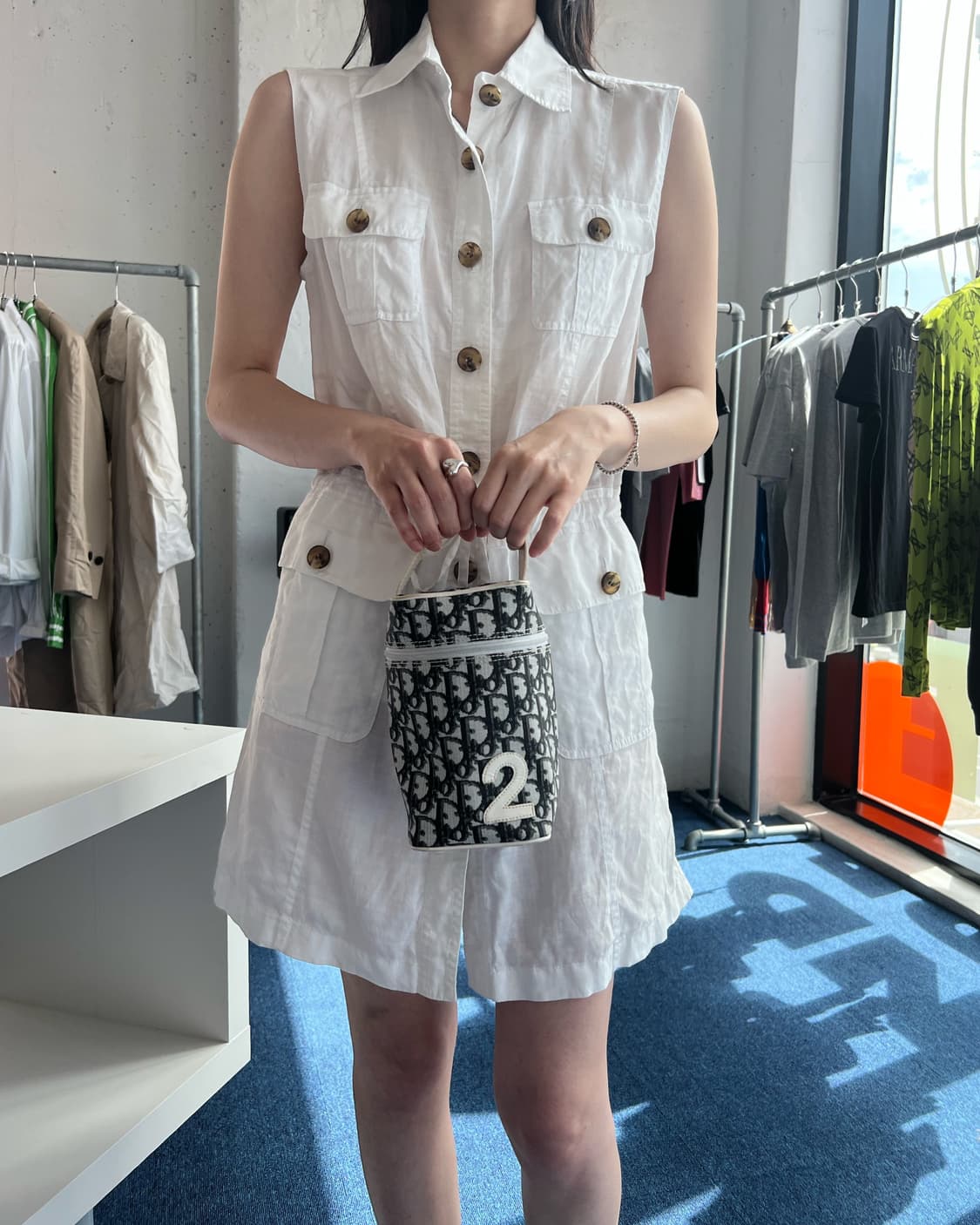 버버리 리넨 원피스 상품이미지6