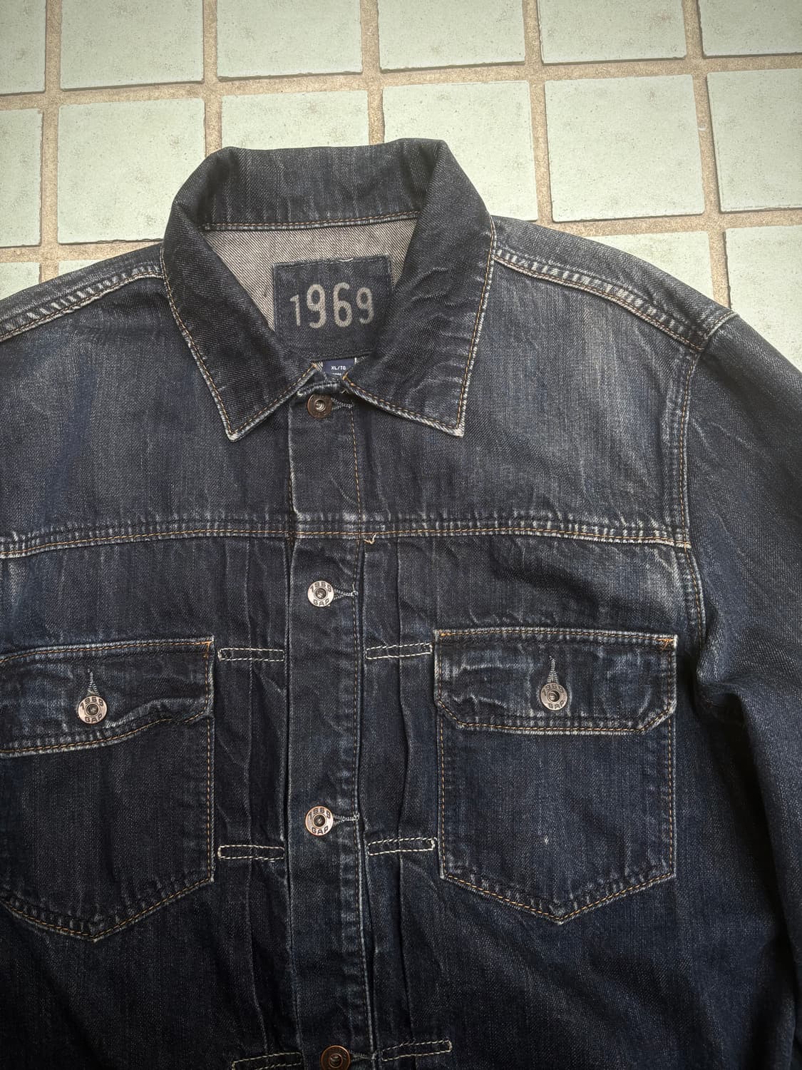 00s GAP 데님 자켓 XL 상품이미지2