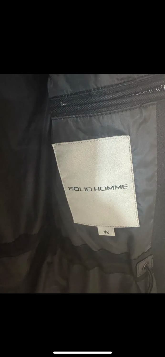 솔리드옴므 후드패딩 블랙 46(95) 판매합니다 . 상품이미지5