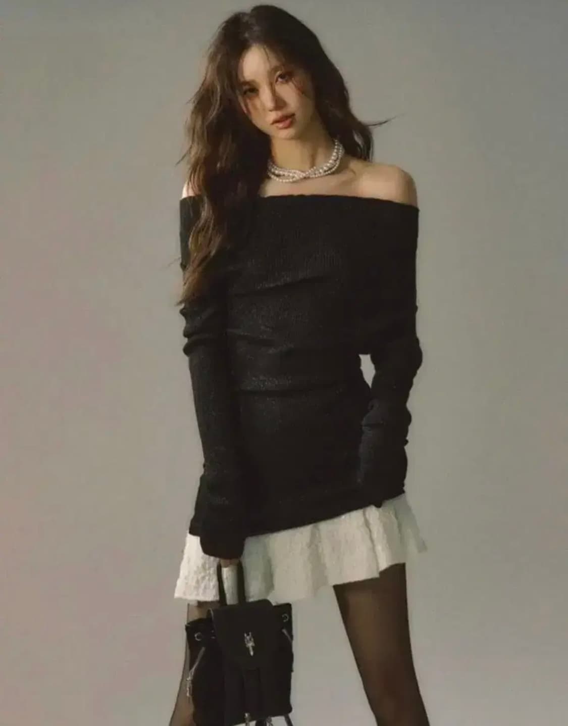 eelee fake two piece dress(단종) 상품이미지1