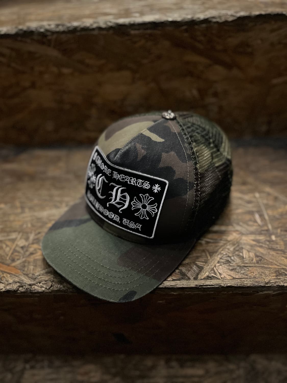 00~10s Chrome Hearts 크롬하츠 ch로고 카모 메쉬캡 상품이미지6