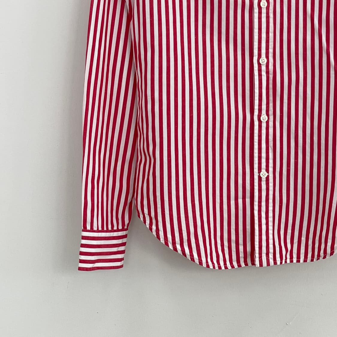 폴로 랄프로렌 린넨 혼방 스트라이프 셔츠 44 상품이미지3