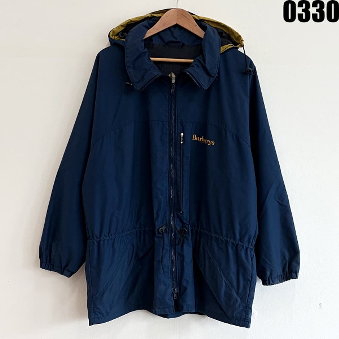 버버리 Burberrys 빈티지 후드 윈드브레이커 자켓 XL 0330 상품이미지1