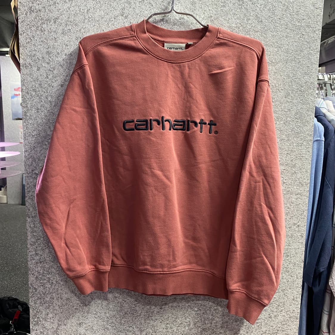 칼하트 빅로고 인디핑크 스웨트셔츠 맨투맨 B4075 상품이미지2