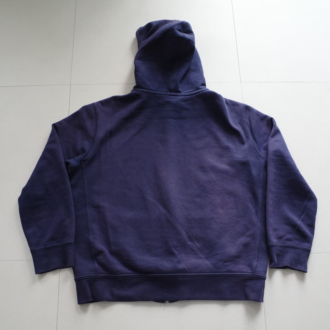 90s 폴로 랄프로렌 정품 네이비 써멀 후드 집업 XL 상품이미지6