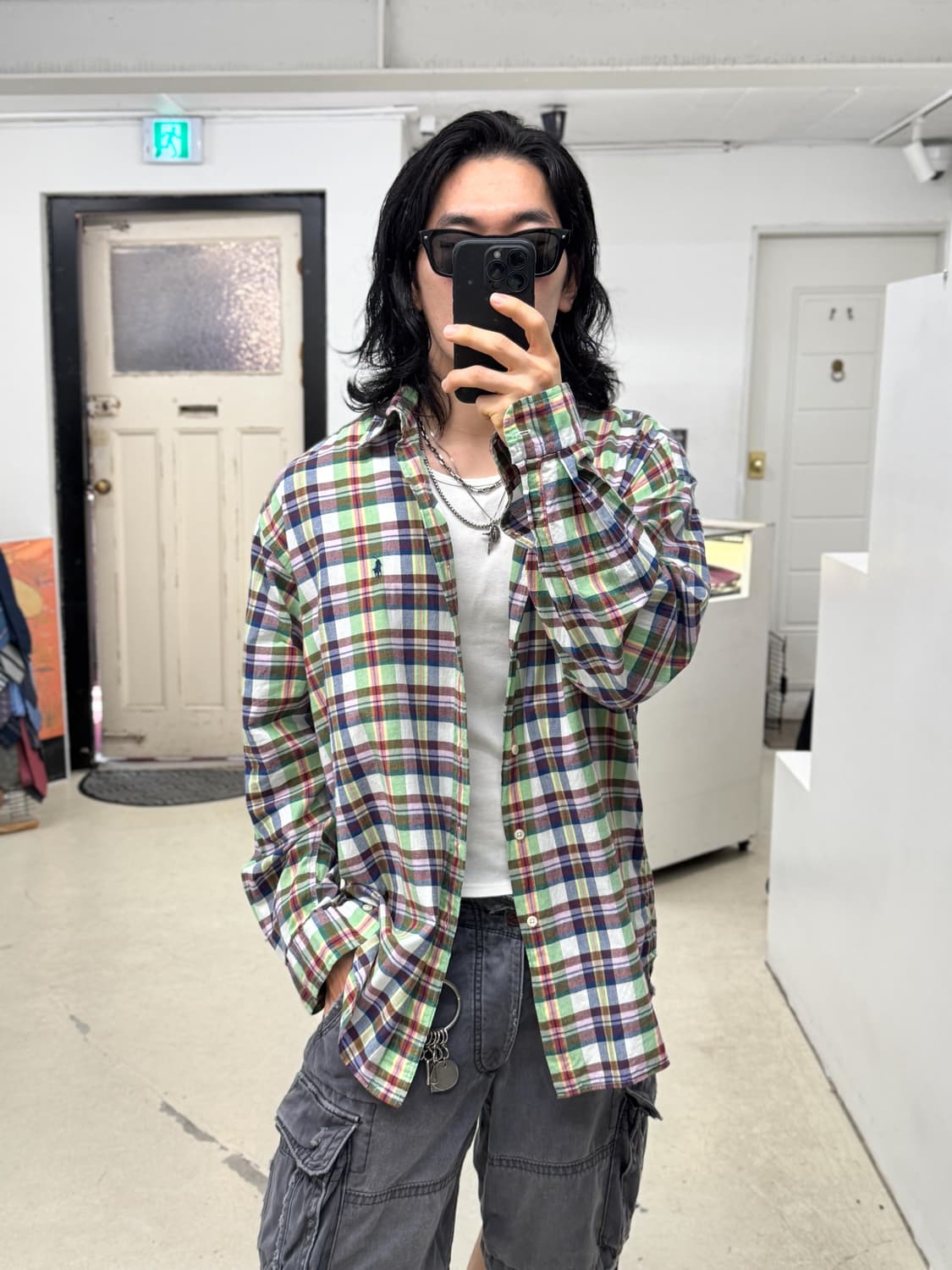 폴로 랄프로렌 체크 셔츠 상품이미지7