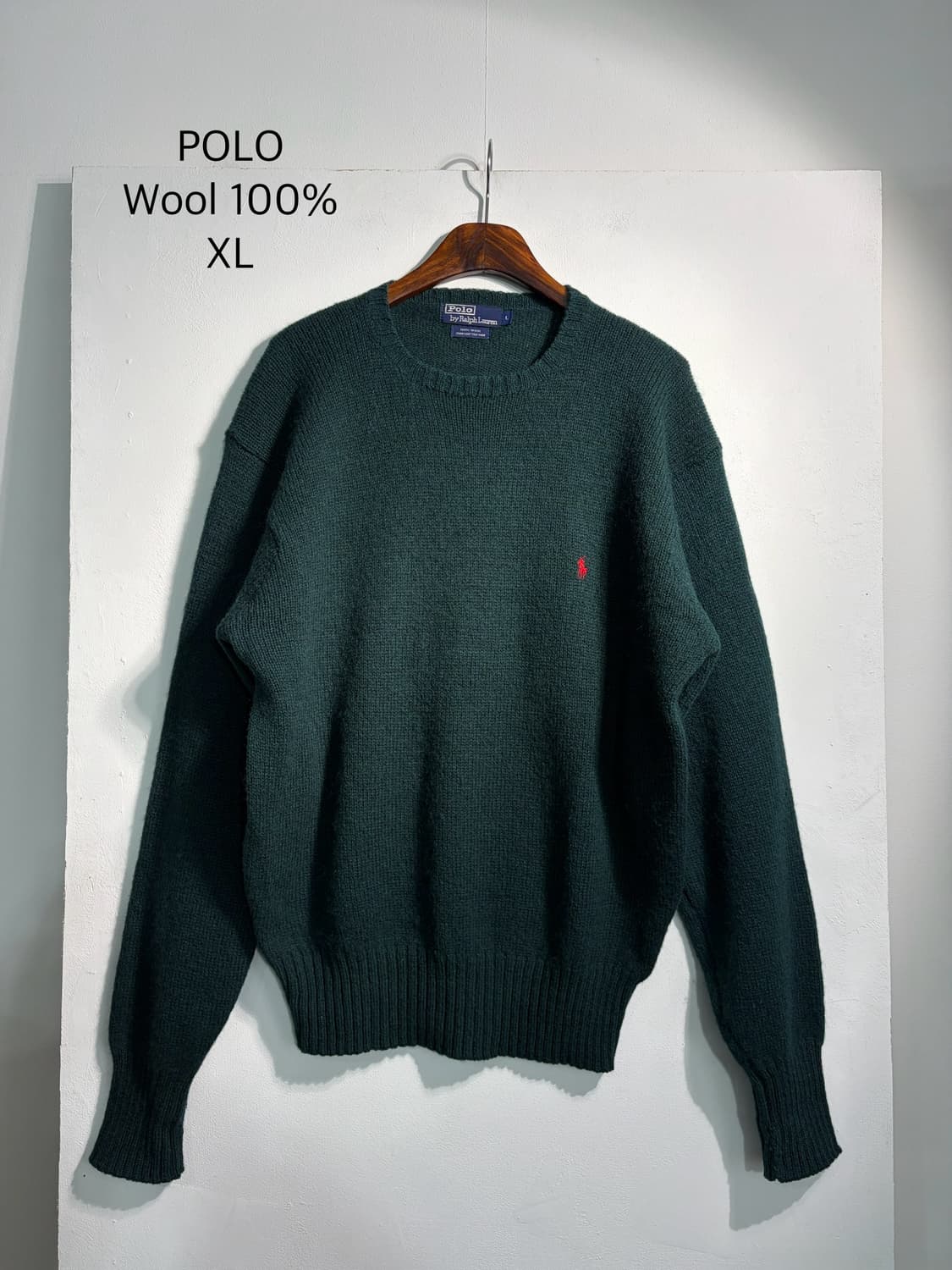 Polo 폴로 랄프로렌  wool 100% 니트XL 상품이미지1
