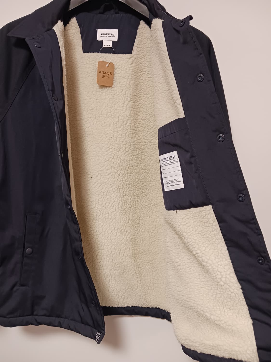 커버낫 후리스 코치자켓  상품이미지4